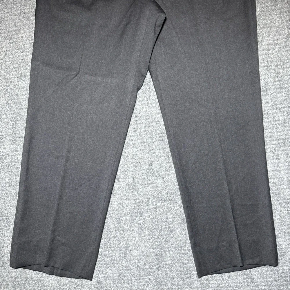 Brooks Brothers 1818 Madison Fit Reda Flexo Merino Wool Dress Pants 36x28 Black